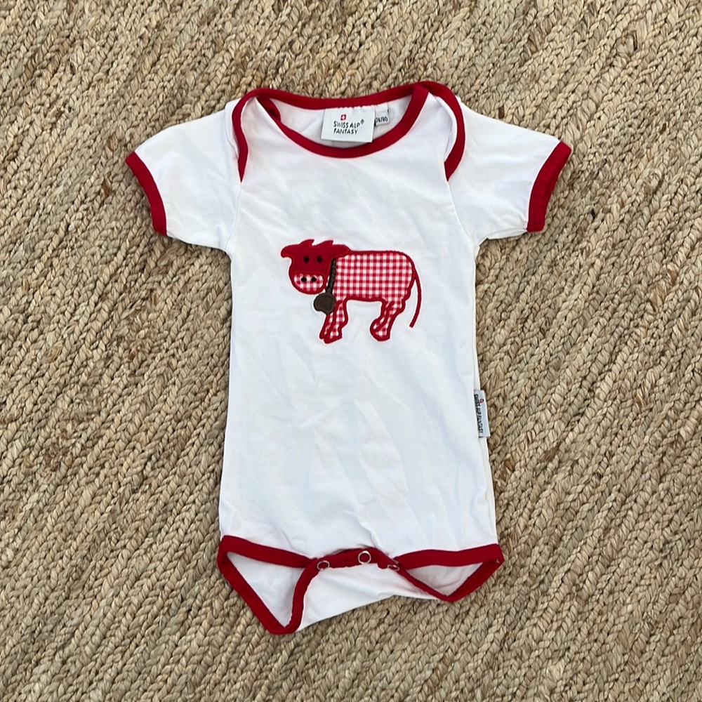 3/$10 - Swiss Cow Onesie